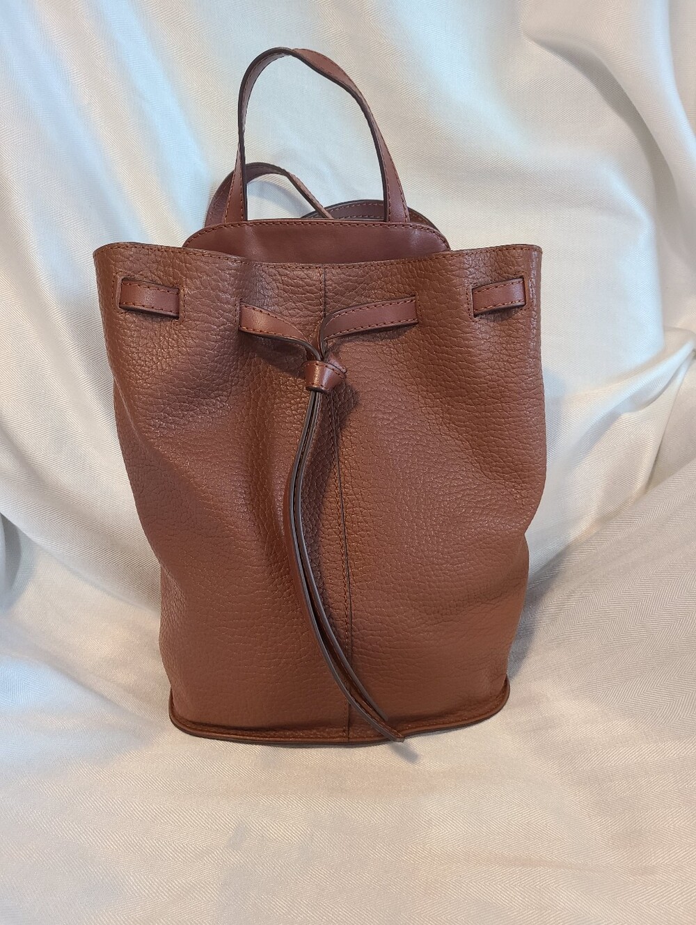 Adolfo Dominguez Bucket Backpack Bag